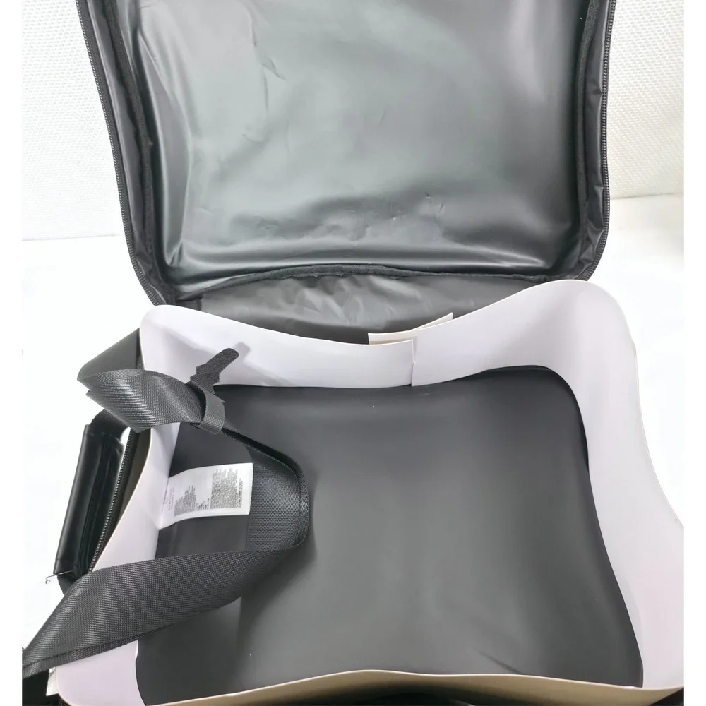 Nike Jordan Shoe Box Bag Black Gold Ventilated Lightweight Travel Carry On Case
